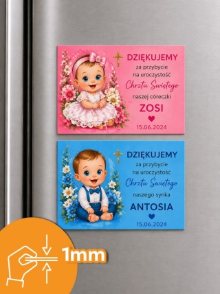 Fotomagnes pamiątkowy Chrzest Święty standard