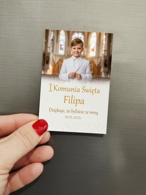 20szt PAKIET Fotomagnes Komunia Święta standard
